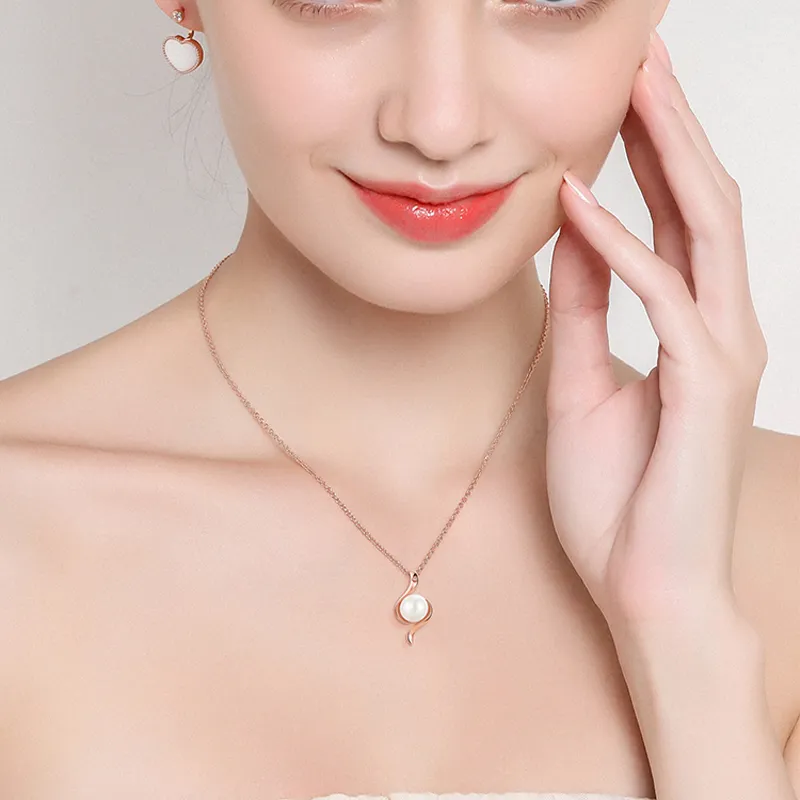 P&N S925 Silver Necklaces Women's-4