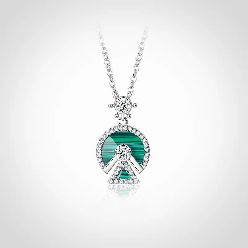 P&N Malachite Necklaces Women's-2