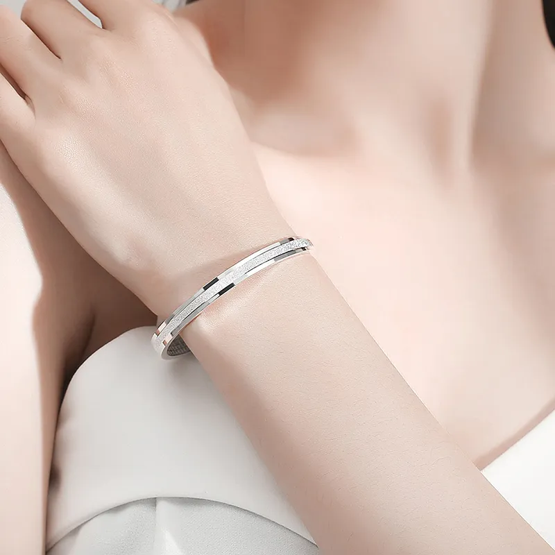 PRP S999 Fine Silver Sterling Silver Bracelets Unisex-2