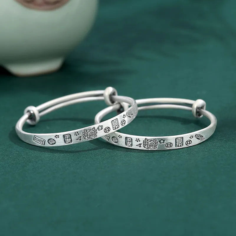 PRP S999 Fine Silver Sterling Silver Bracelets Kids'-1