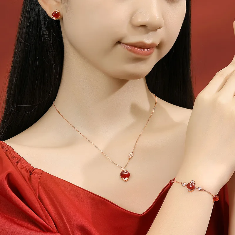 P&N Jade Necklaces Women's-2