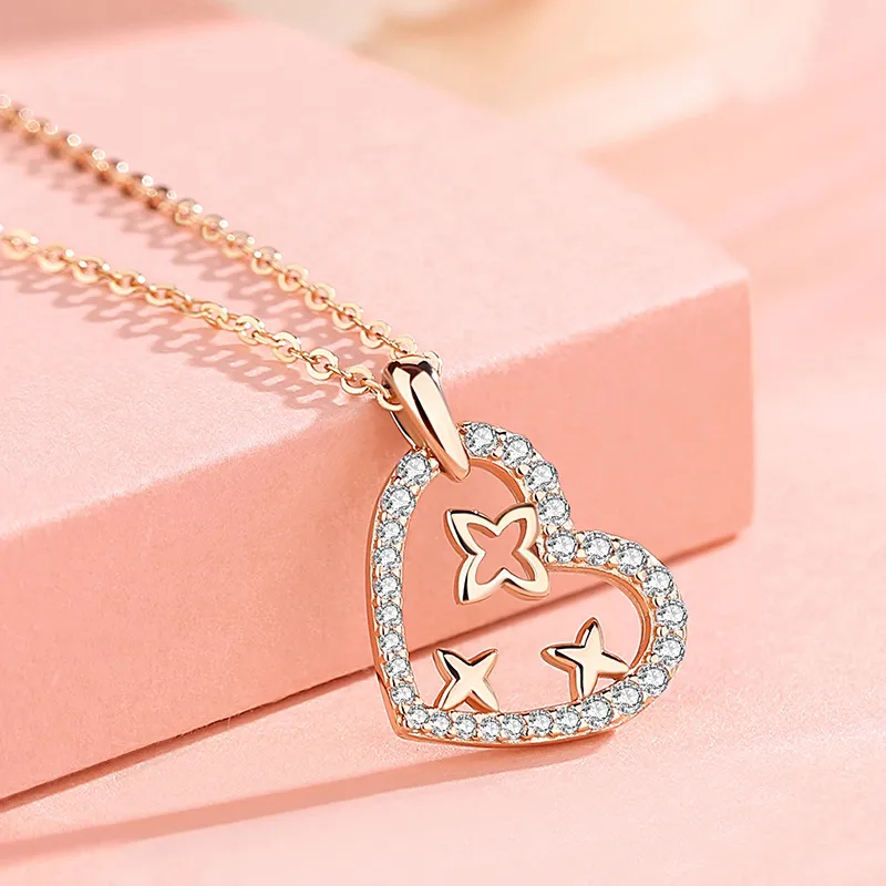P&N S925 Silver Necklaces Women's-3
