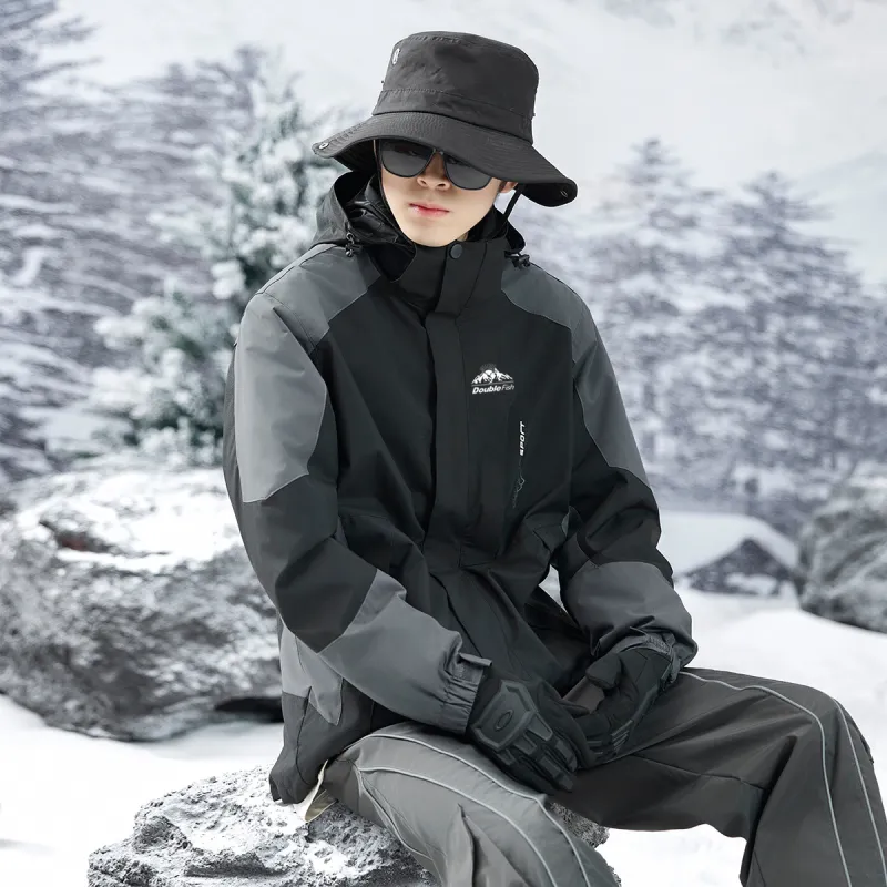 DOUBLEFISH Waterproof And Windproof Windbreaker Jacket Unisex-1
