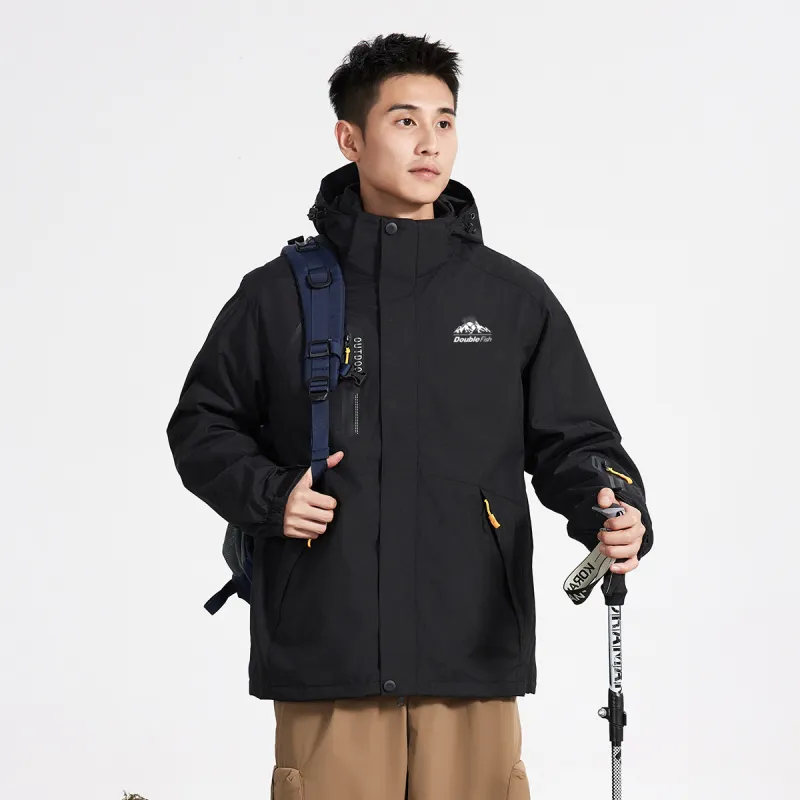 DOUBLEFISH Waterproof And Windproof Windbreaker Jacket Unisex-1