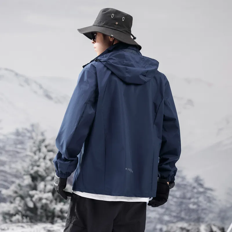 DOUBLEFISH Waterproof And Windproof Windbreaker Coats Unisex-1