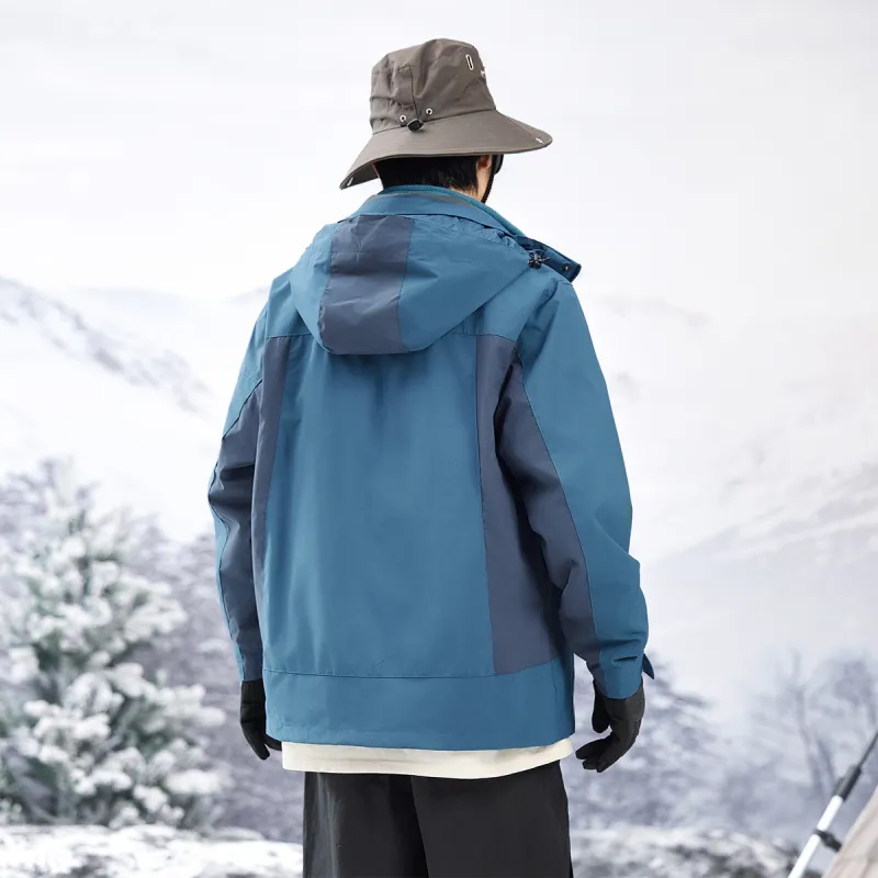 DOUBLEFISH Waterproof, Windproof, Abrasion Resistant, Thermal Windbreaker Jacket Unisex-5