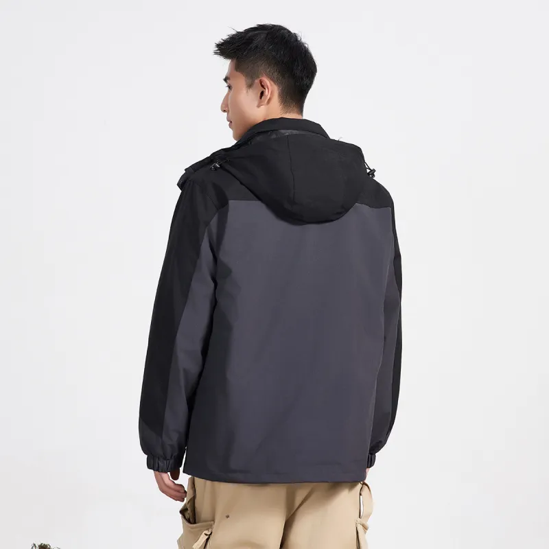 DOUBLEFISH Waterproof And Windproof Windbreaker Jacket Unisex-5