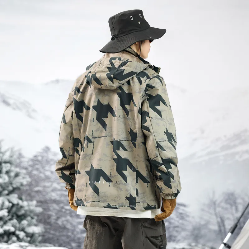 DOUBLEFISH Waterproof And Windproof Windbreaker Jacket Unisex-2