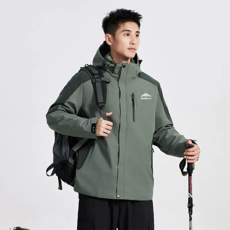DOUBLEFISH Waterproof And Windproof Windbreaker Jacket Unisex-13