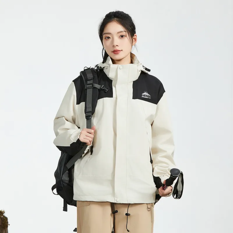 DOUBLEFISH Waterproof And Windproof Windbreaker Jacket Unisex-21