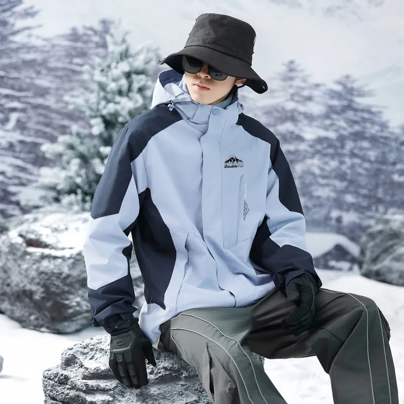 DOUBLEFISH Waterproof And Windproof Windbreaker Jacket Unisex-10