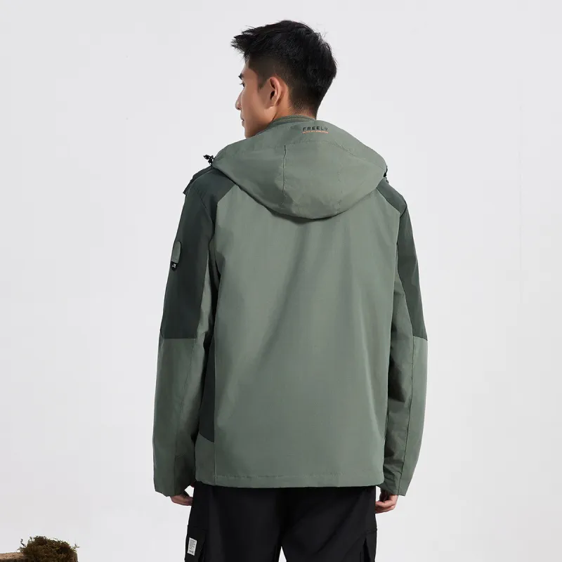 DOUBLEFISH Waterproof And Windproof Windbreaker Jacket Unisex-14