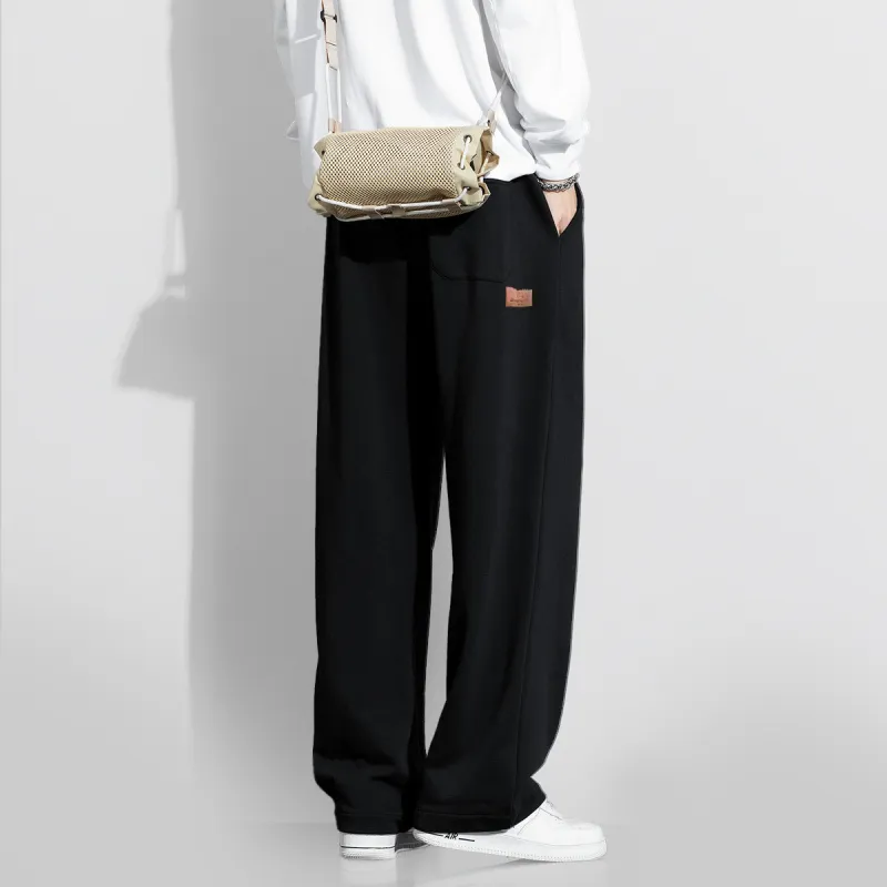 DOUBLEFISH Sports Pants Unisex Black-5