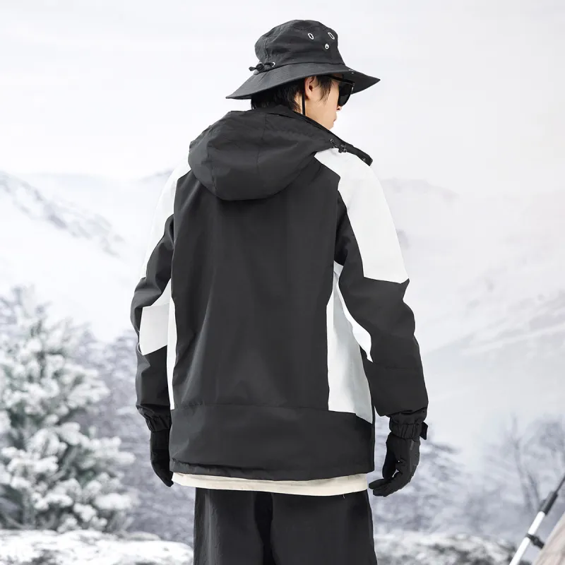 DOUBLEFISH Waterproof And Windproof Windbreaker Jacket Unisex-14
