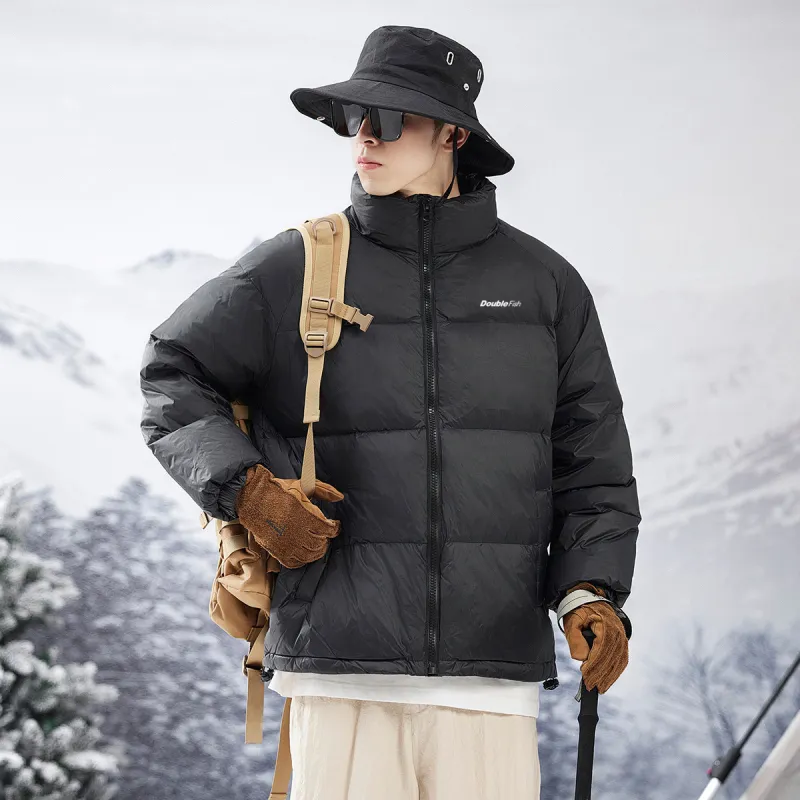 DOUBLEFISH Down Jacket Unisex Black-3