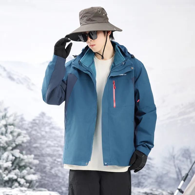 DOUBLEFISH Waterproof, Windproof, Abrasion Resistant, Thermal Windbreaker Jacket Unisex-4