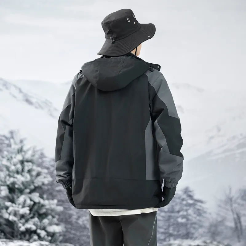 DOUBLEFISH Waterproof And Windproof Windbreaker Jacket Unisex-2