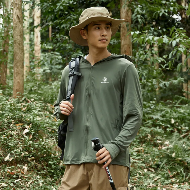 DOUBLEFISH Breathable Quick Dry Sun Protection Clothing Unisex-7
