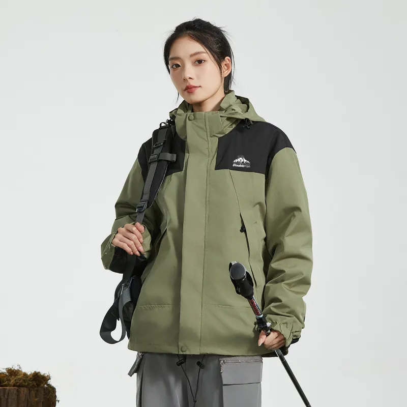 DOUBLEFISH Waterproof And Windproof Windbreaker Jacket Unisex-13