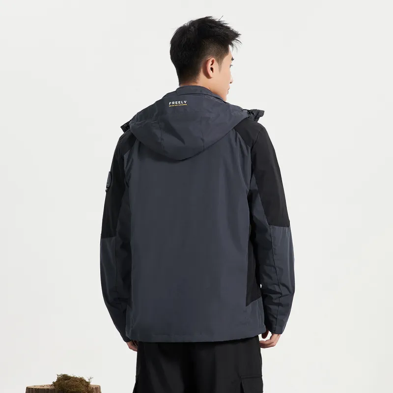 DOUBLEFISH Waterproof And Windproof Windbreaker Jacket Unisex-20
