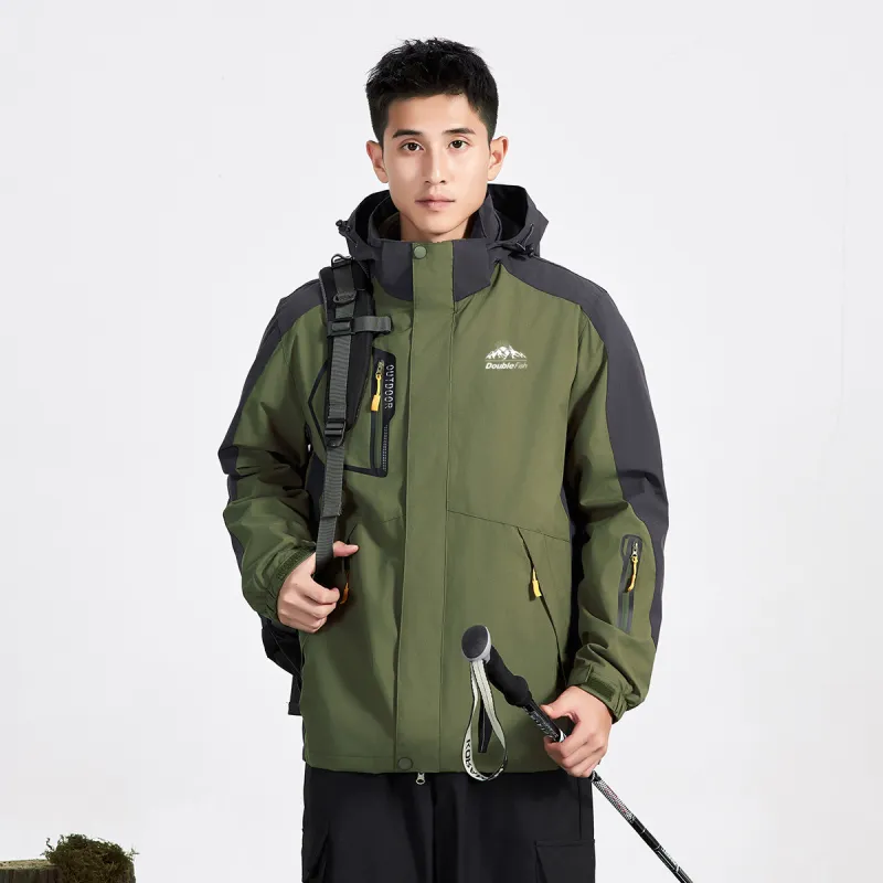 DOUBLEFISH Waterproof And Windproof Windbreaker Jacket Unisex-8