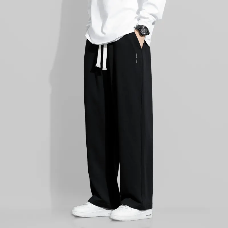 DOUBLEFISH Sports Pants Unisex Black-6
