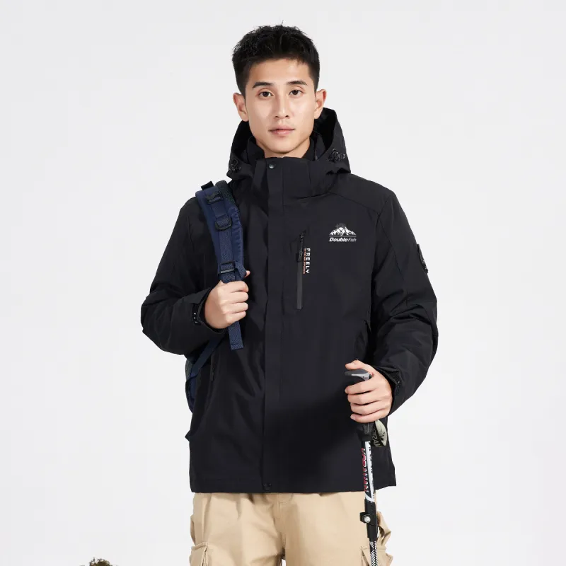 DOUBLEFISH Waterproof And Windproof Windbreaker Jacket Unisex-10