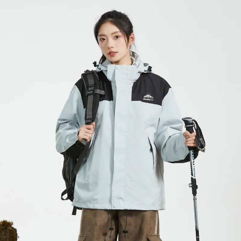 DOUBLEFISH Waterproof And Windproof Windbreaker Jacket Unisex-1