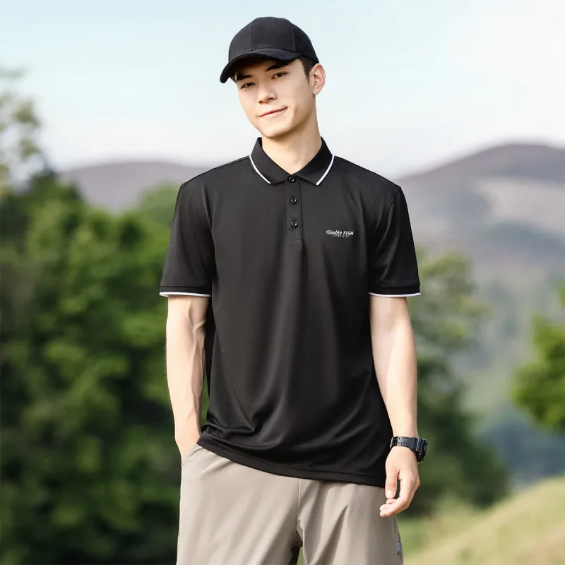 DOUBLE FISH Polo Shirts Unisex-4