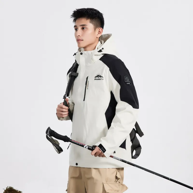 DOUBLEFISH Waterproof And Windproof Windbreaker Jacket Unisex-1