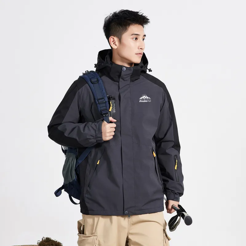 DOUBLEFISH Waterproof And Windproof Windbreaker Jacket Unisex-4