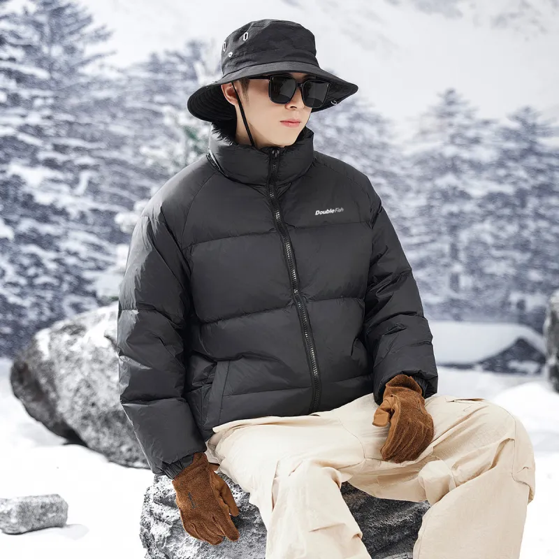 DOUBLEFISH Down Jacket Unisex Black-2