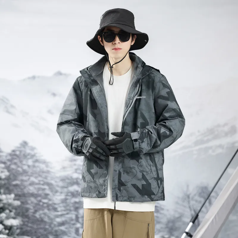 DOUBLEFISH Waterproof And Windproof Windbreaker Jacket Unisex-4