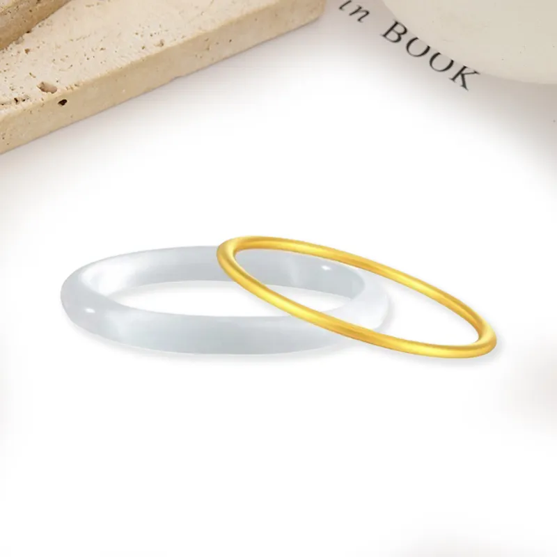 TUTAE Glass Cat Eye Bangles Women's-4