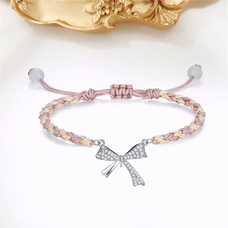 TUTAE Alloy Bracelets Women's Pink-2
