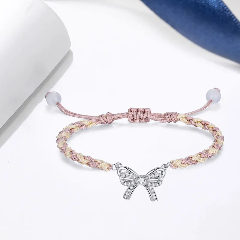 TUTAE Alloy Bracelets Women's Pink-1