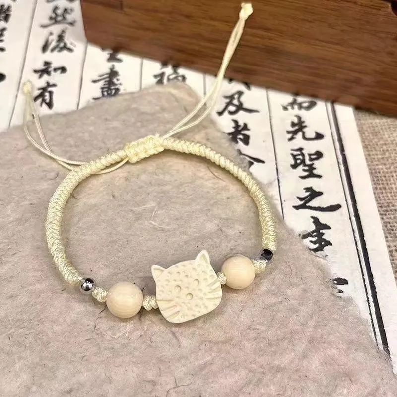 TUTAE Alloy Bracelets Women's Cream Yellow-2
