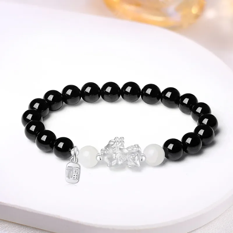 TUTAE White Jade Bodhi Bracelets Women's-10
