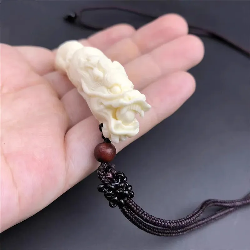 TUTAE Ivory Nut Necklaces Unisex-6