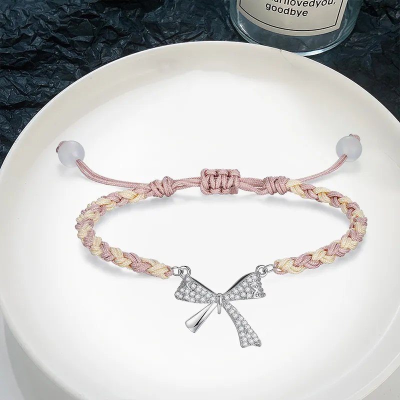 TUTAE Alloy Bracelets Women's Pink-1