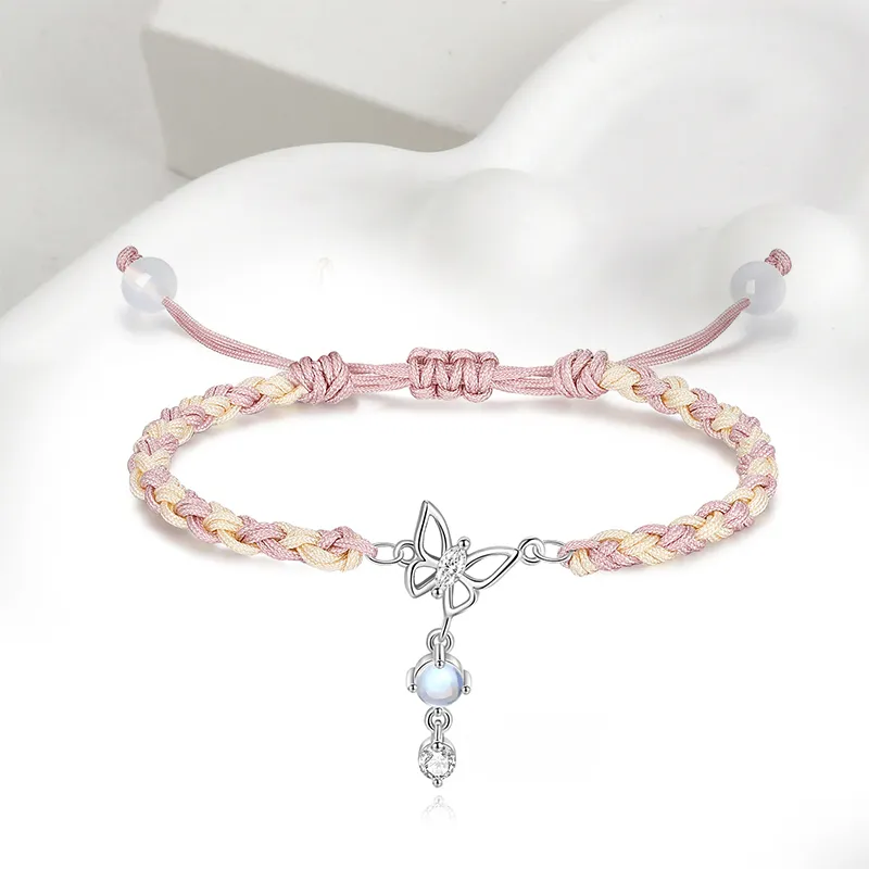 TUTAE Alloy Bracelets Women's Pink-1
