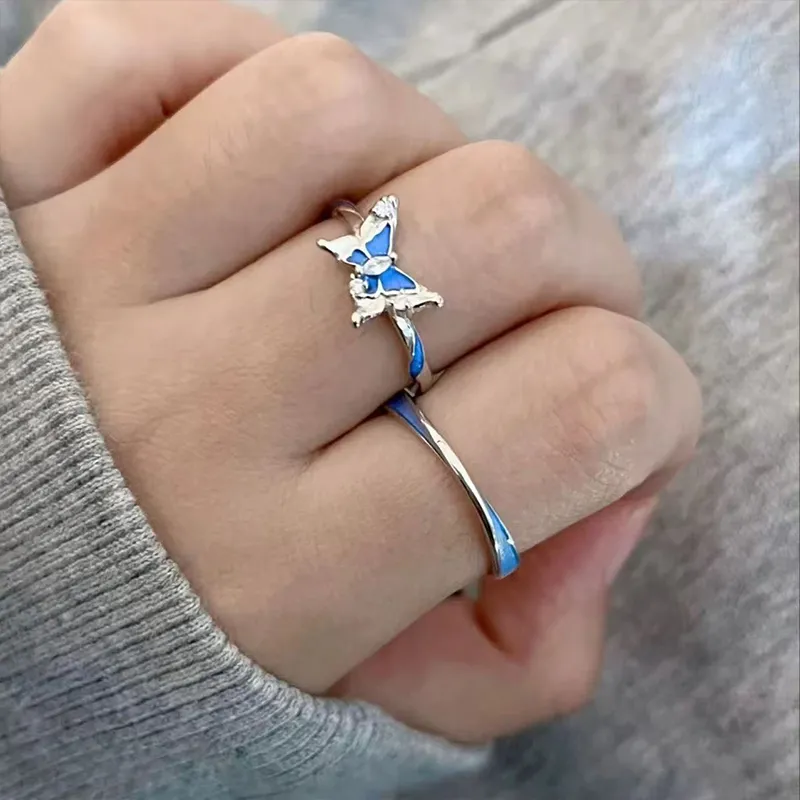 TUTAE 925 Sterling Silver Rings Unisex Silver-4