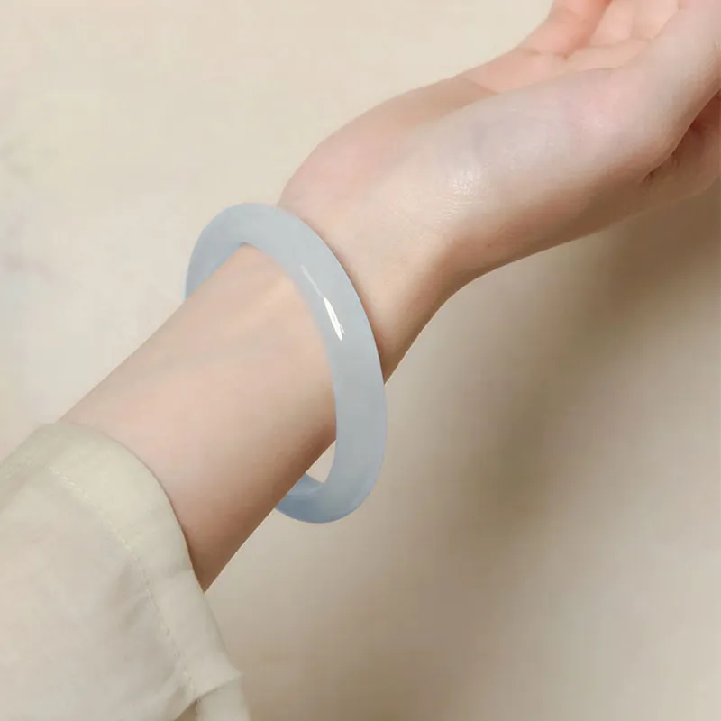 TUTAE Glass Cat Eye Bangles Women's-5