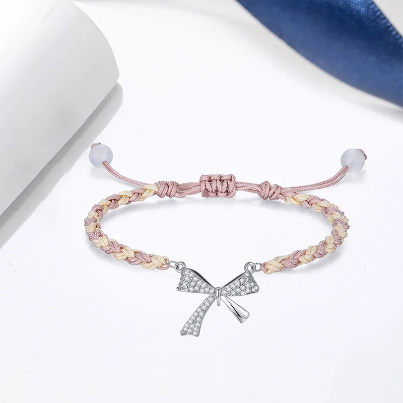 TUTAE Alloy Bracelets Women's Pink-3