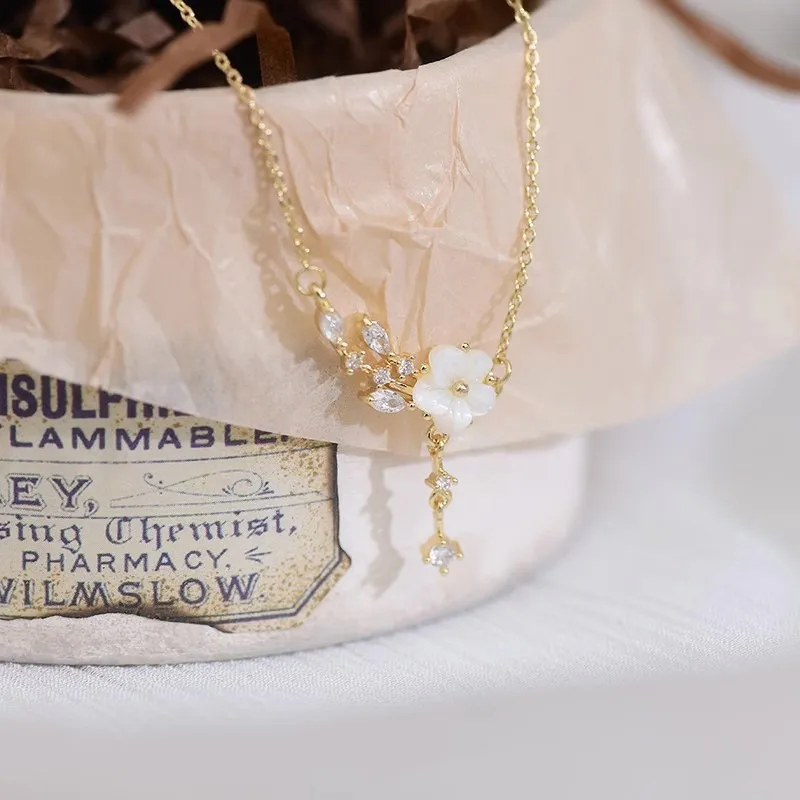 TUTAE Alloy Necklaces Women's Gold-2