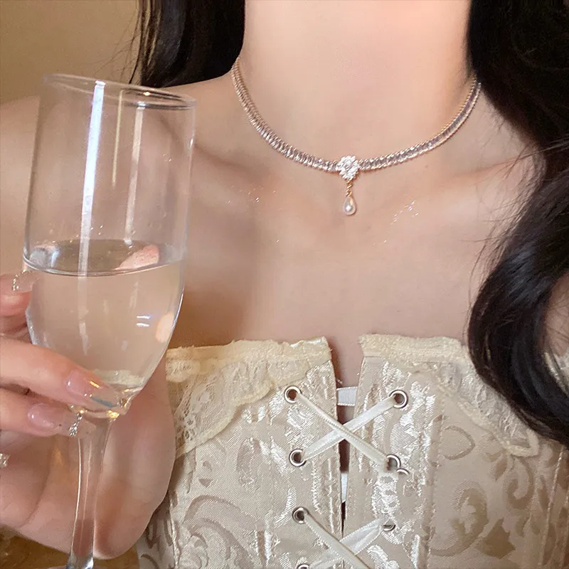 TUTAE Alloy Necklaces Women's Gold-6