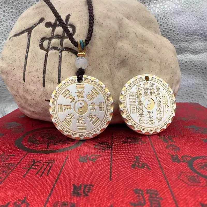 TUTAE 999 Fine Silver Necklaces Unisex Gold-14