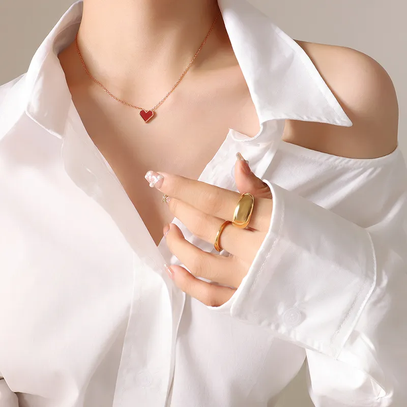 TUTAE Alloy Necklaces Women's Gold-6