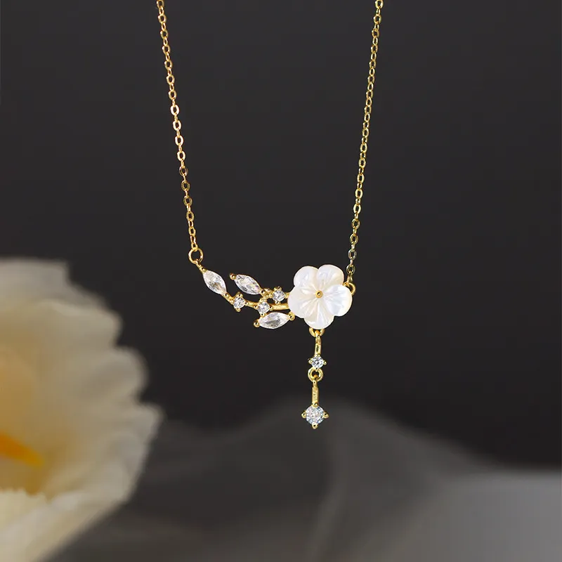 TUTAE Alloy Necklaces Women's Gold-1