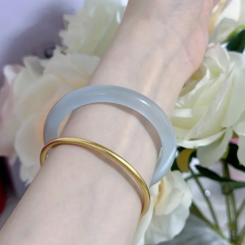 TUTAE Glass Cat Eye Bangles Women's-7